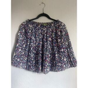 Esprit Pleated Skirt Floral Medium Art to Wear‎